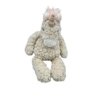 Mary Meyer Unicorn‎ White 14" Fuzzy Pink Mane Tail Plush Stuffed Animal Lovey
